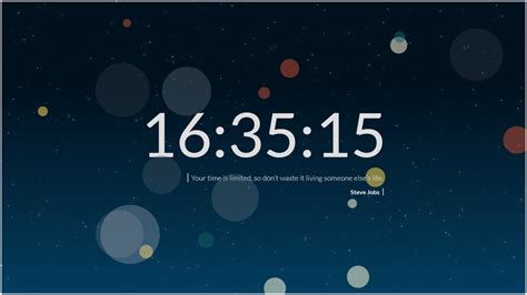 clock tab extension.